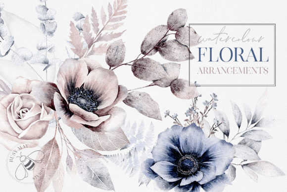 Download Watercolor Flower Arrangements Florals - Flower Collection