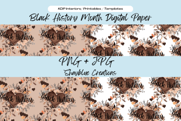 Download Black History Month Digital Paper - Black history month digital paper Collection