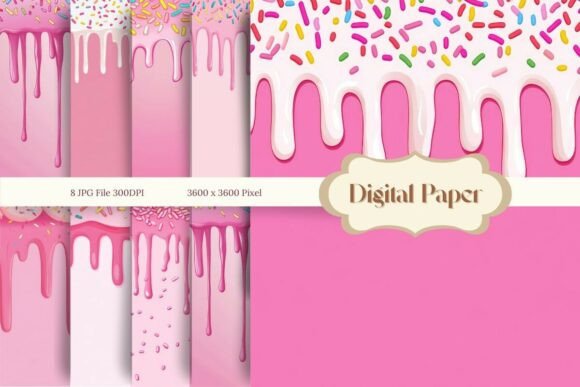 Download Ice Cream Drip Background Wallpaper - Ice cream Collection