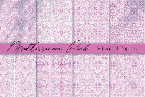Download Mediterranean Scrapbook Digital Paper - Scrapbook digital paper Collection