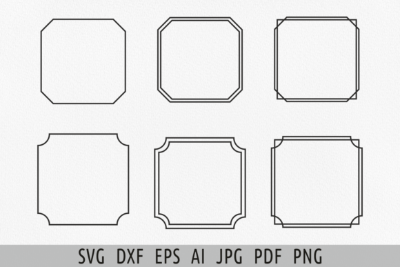 Download Double Square Frame Svg Border Svg Frame - Premium Resources