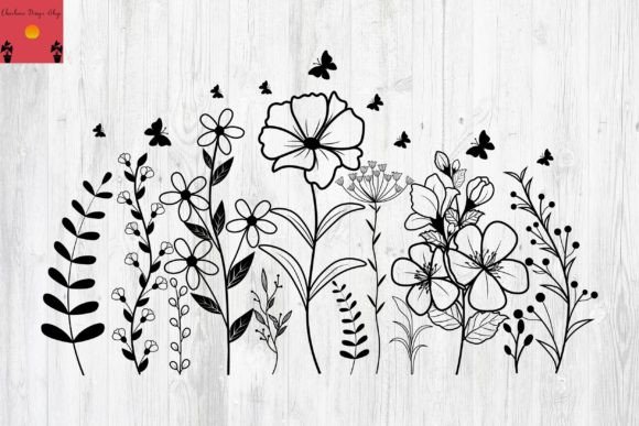 Download Wildflowers Svg, Wildflowers Border Svg, - Flower Collection