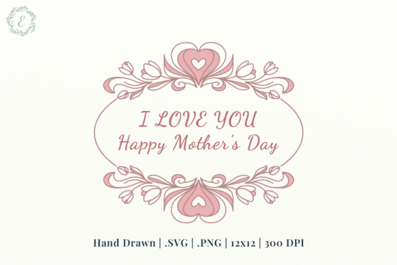 Download Happy Mother's Day Svg Frame, Hand-drawn - Svg frame Collection