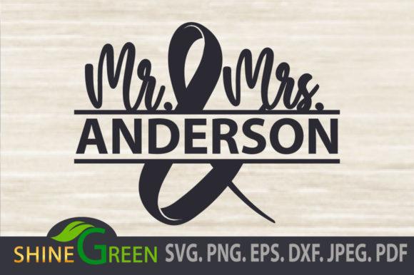 Download Wedding Monogram SVG Frame Mr &amp; Mrs - Premium Resources