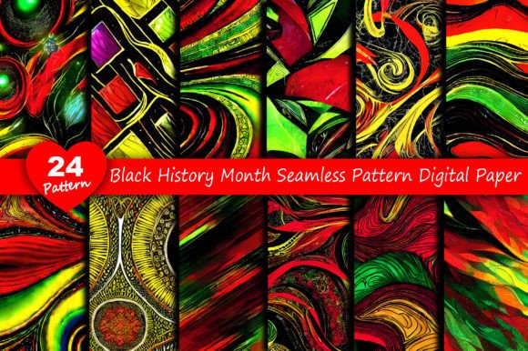 Download Black History Month Digital Paper Bundle - Black history month digital paper Collection