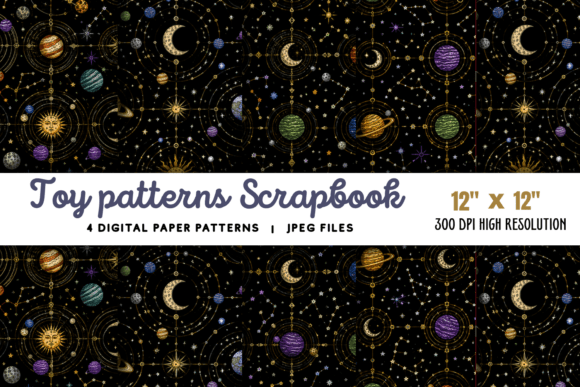 Download Toy Patterns Scrapbook Digital Paper - Scrapbook digital paper Collection