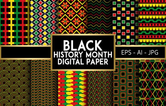 Download Black History Month Digital Paper - Black history month digital paper Collection